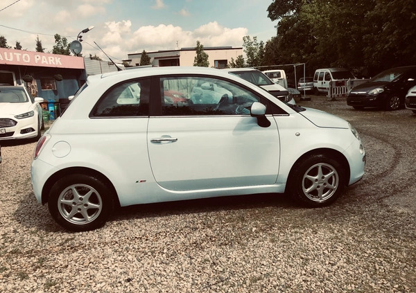 Fiat 500 cena 18500 przebieg: 148000, rok produkcji 2009 z Bychawa małe 497